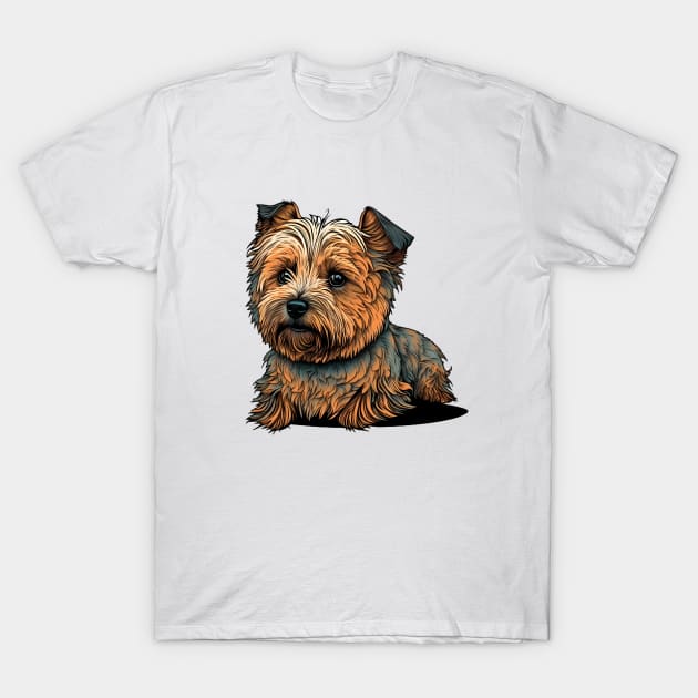 Norfolk Terrier T-Shirt by BisonPrintsCo